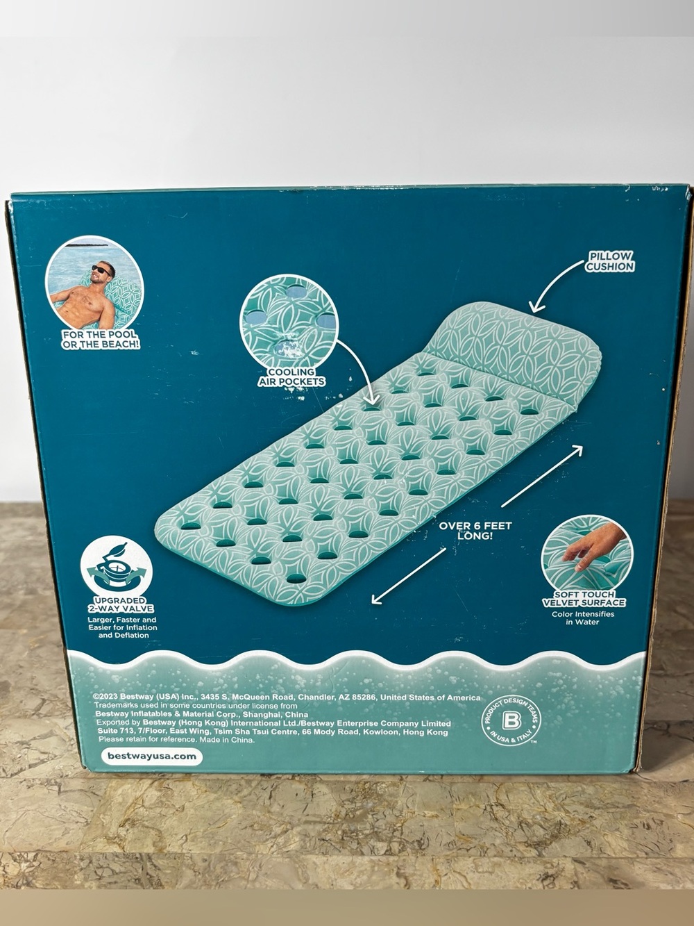 New H2OGO Comfort Plush Floating Mat 6'x6"x29” - Picture 5 of 5